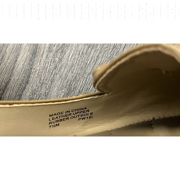 Michael Kors Leather Nancy Pointed Toe Ballet Flat Loafers Women’s Size 7.5 New - Picture 9 of 9